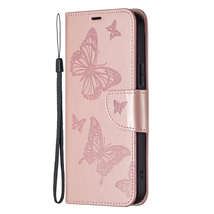 E-shop ART Peňaženkový kryt Xiaomi 13 Lite BUTTERFLIES ružovozlatý