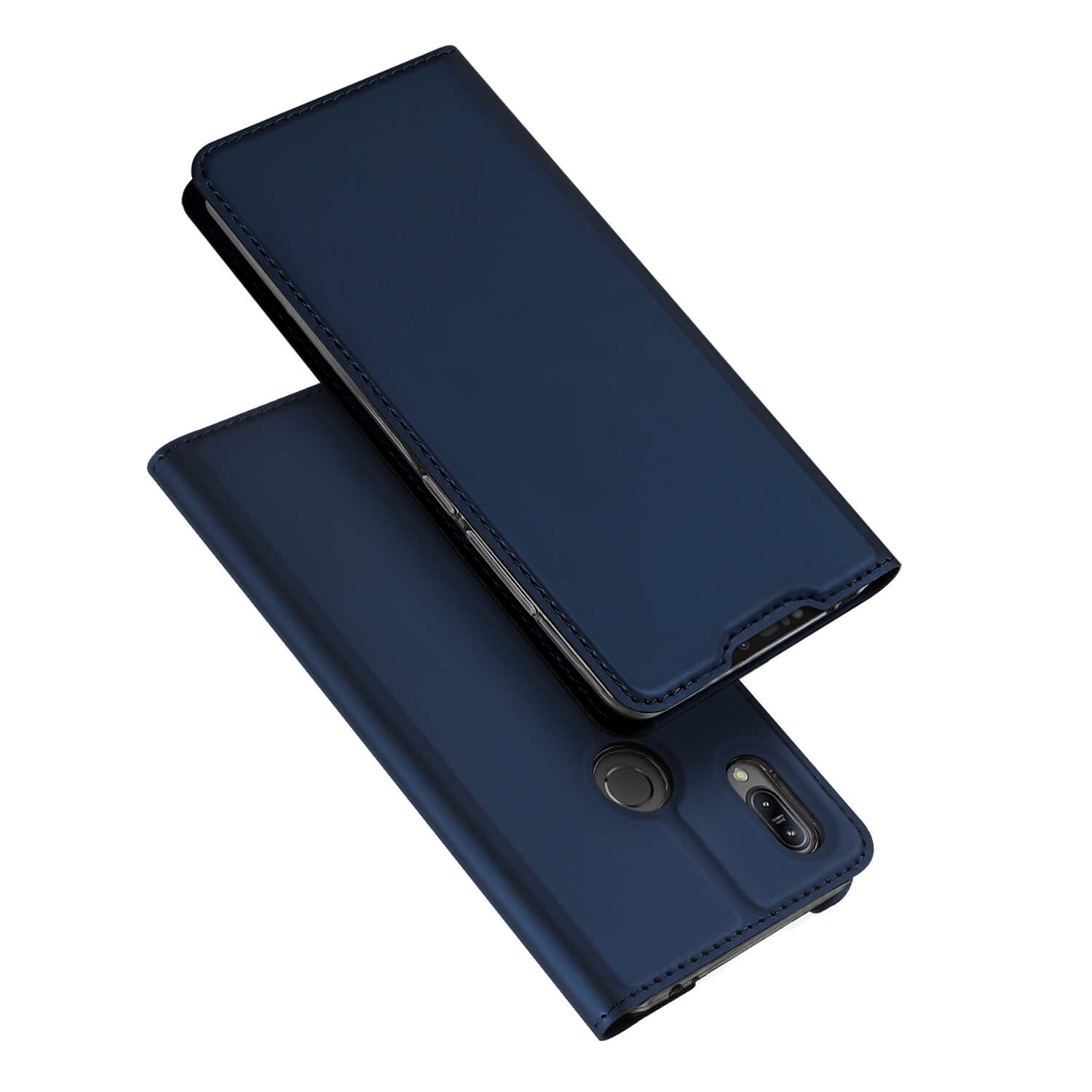 DUX Peňaženkový obal Asus Zenfone 6 ZS630KL modrý