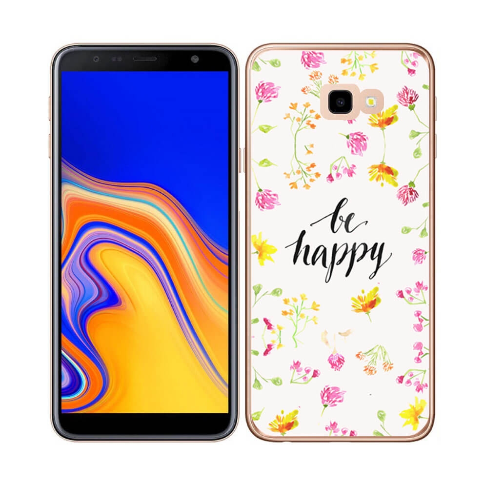 E-shop PROTEMIO MY ART Ochranný kryt Samsung Galaxy J4 Plus (J415) BE HAPPY (019)