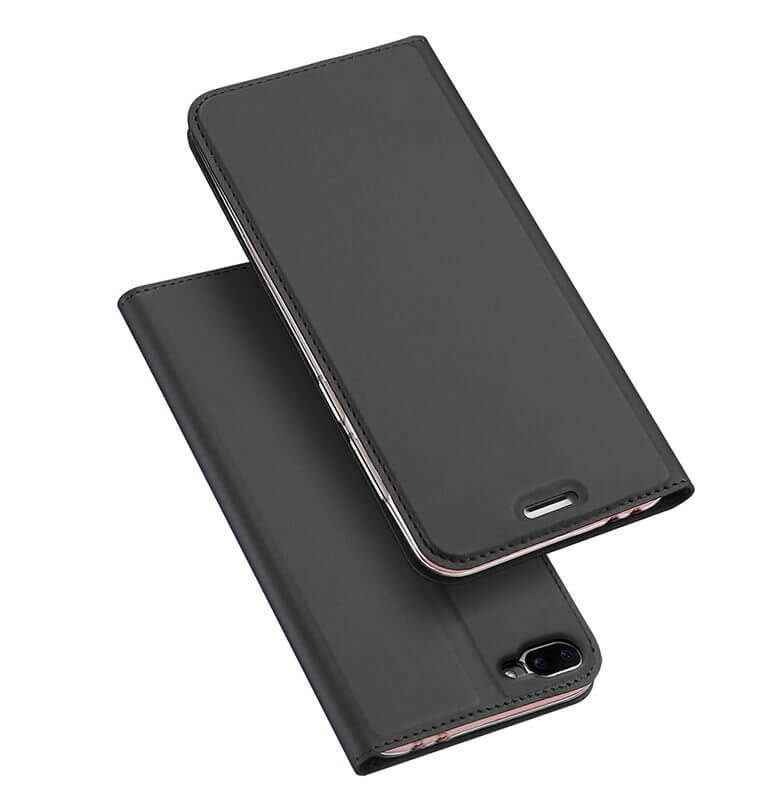 DUX Peňaženkové puzdro Asus Zenfone 4 Max (ZC554KL) šedé