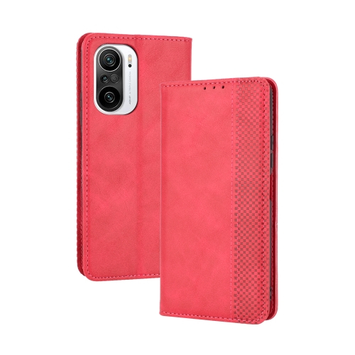 E-shop BUSINESS Peňaženkový kryt Xiaomi Poco F3 červený