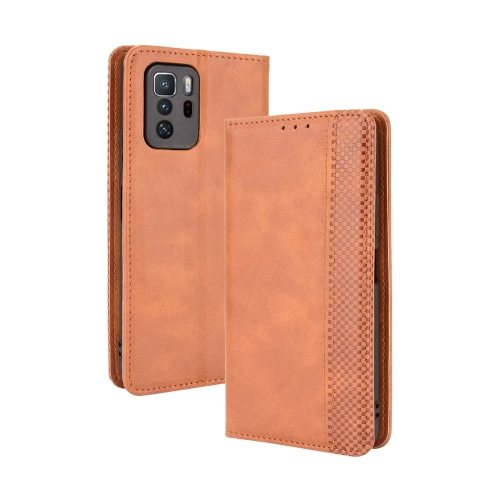 E-shop BUSINESS Peňaženkový kryt Xiaomi Poco X3 GT hnedý