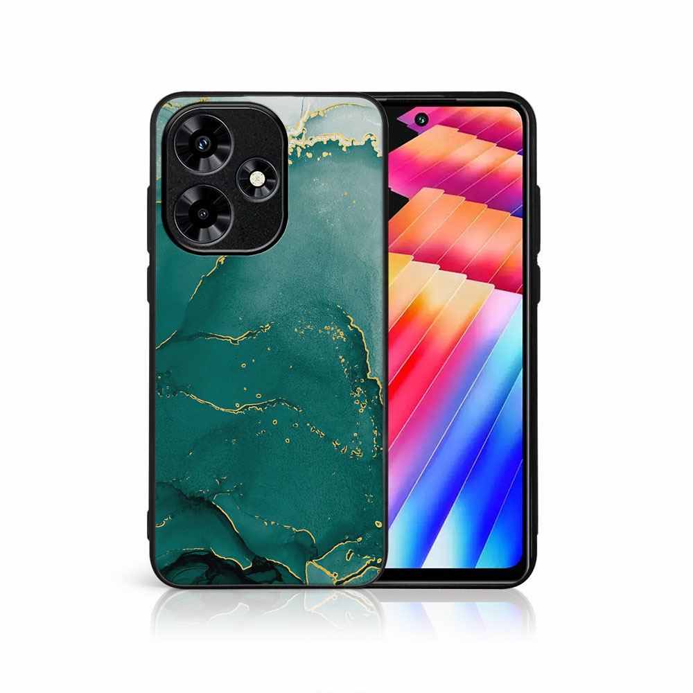 E-shop MY ART Ochranný kryt pre Infinix Hot 30 GREEN MARBLE (145)