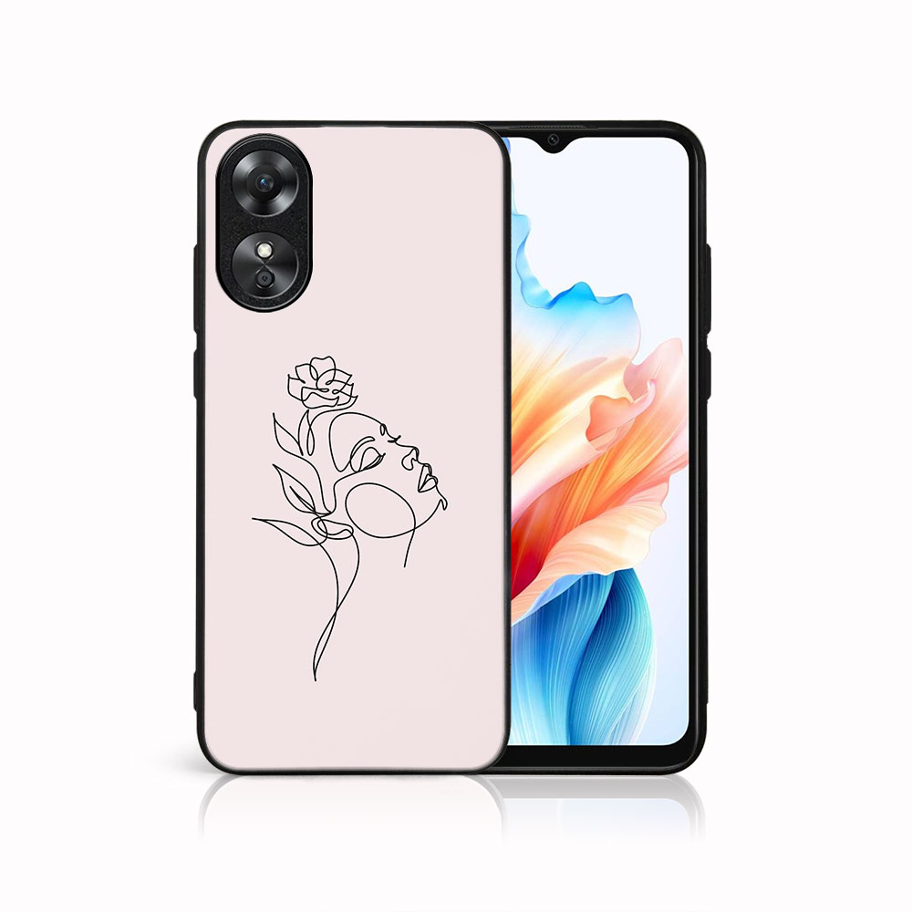 E-shop MY ART Ochranný kryt pre Oppo A38 ROSE GIRL (198)