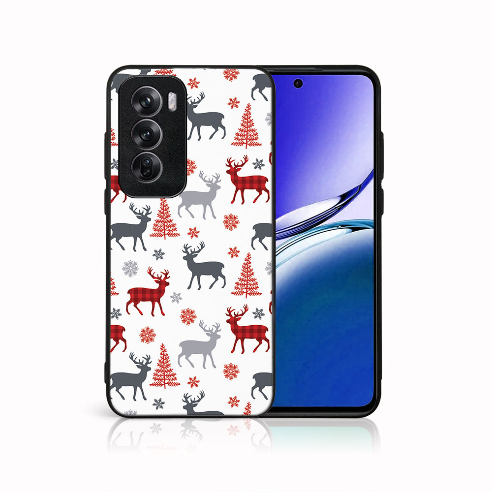 E-shop MY ART Kryt s vianočným dizajnom Oppo Reno12 5G DEER (068)