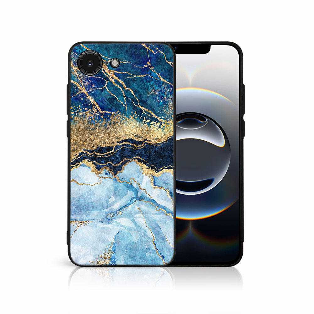 E-shop MY ART Ochranný kryt pre Apple iPhone 16e / iPhone 17e BLUE MARBLE (141)
