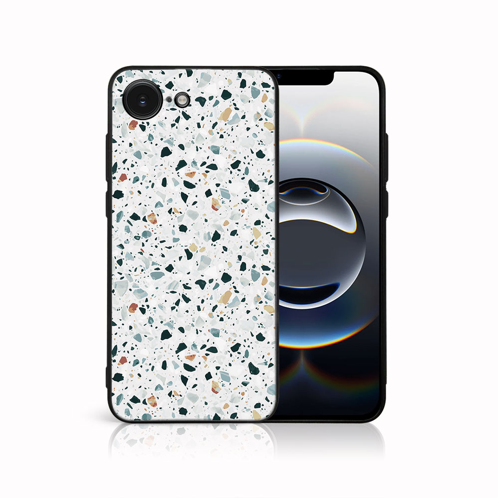 E-shop MY ART Ochranný kryt pre Apple iPhone 16e / iPhone 17e GREY TERRAZZO (163)