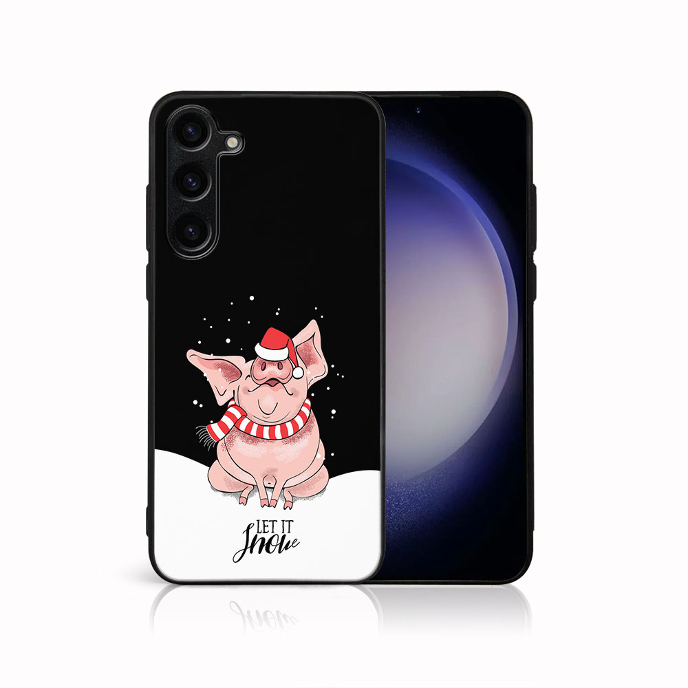 E-shop MY ART Kryt s vianočným dizajnom Samsung Galaxy S24 Plus 5G LET IT SNOW (075)
