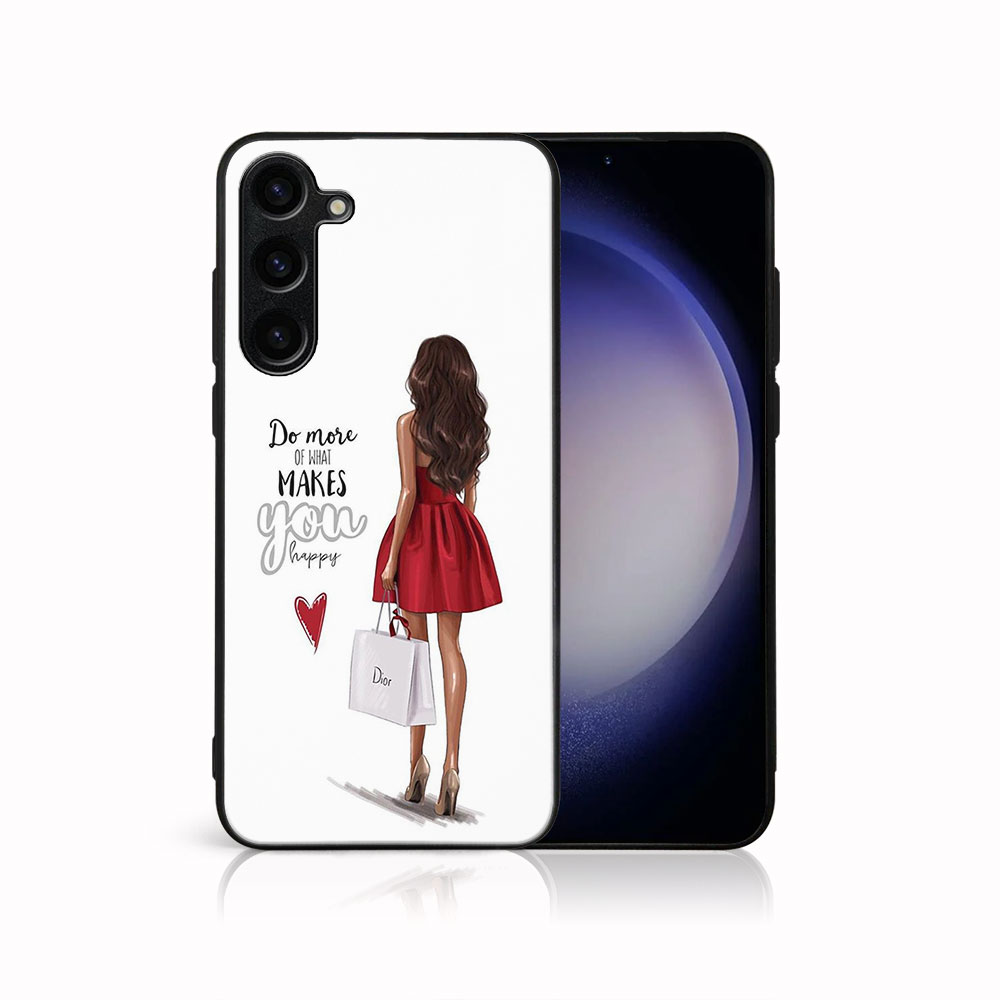E-shop MY ART Ochranný kryt pre Samsung Galaxy S24 Plus 5G RED DRESS (137)