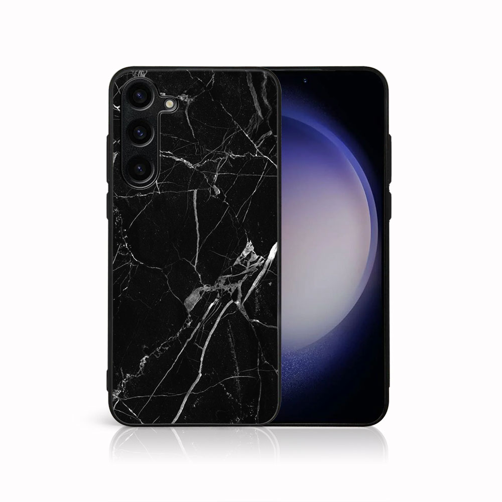 E-shop MY ART Ochranný kryt pre Samsung Galaxy S24 5G BLACK MARBLE (142)