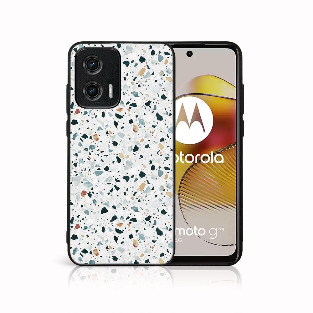 E-shop MY ART Ochranný kryt pre Motorola Moto G73 5G GREY TERRAZZO (163)