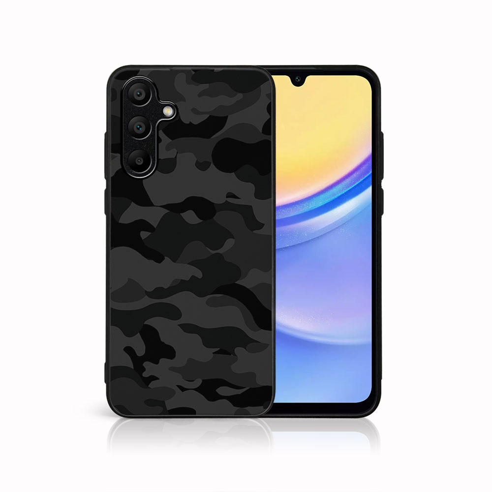 E-shop MY ART Ochranný kryt pre Samsung Galaxy A15 BLACK CAMO (234)