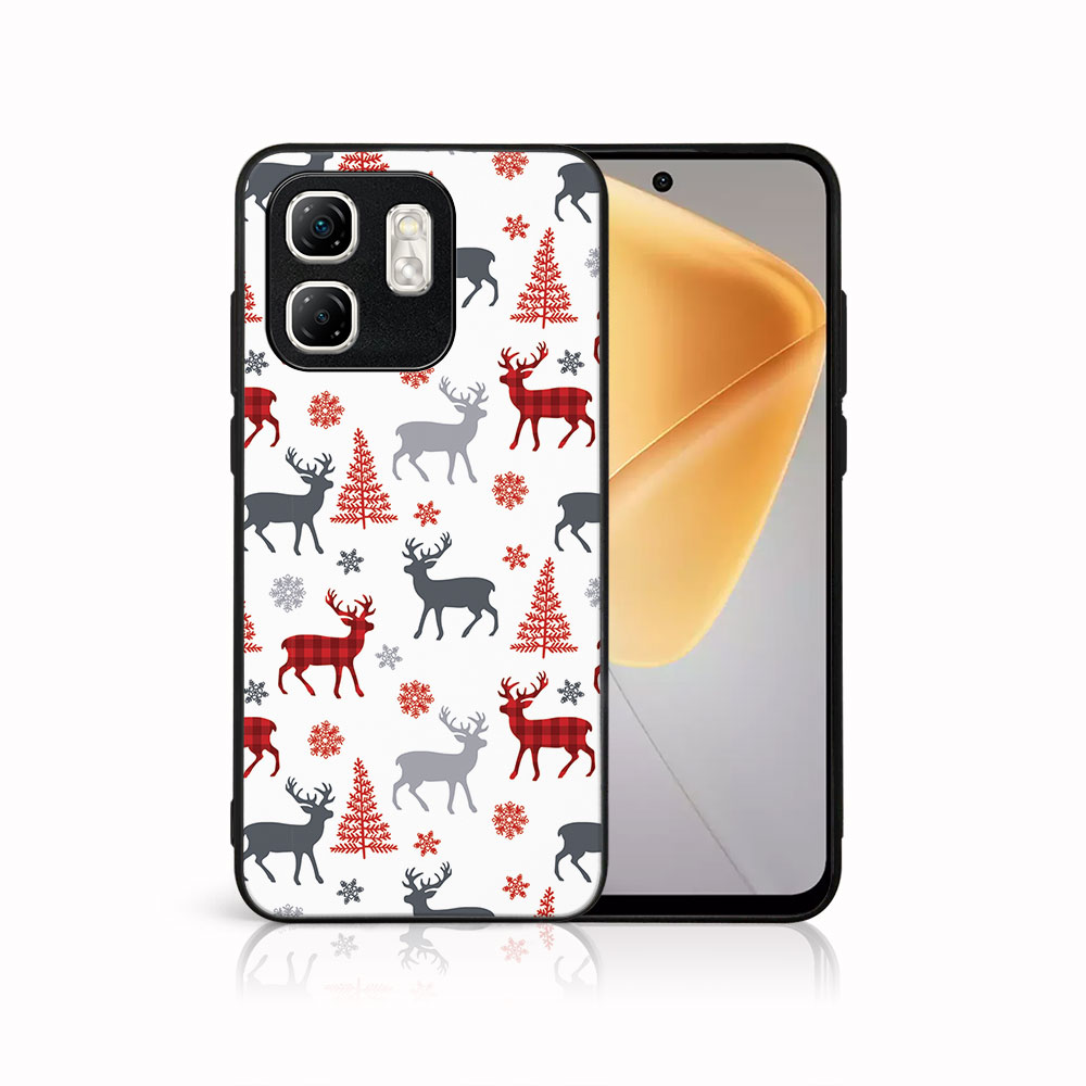 E-shop MY ART Kryt s vianočným dizajnom Infinix Hot 50i DEER (068)
