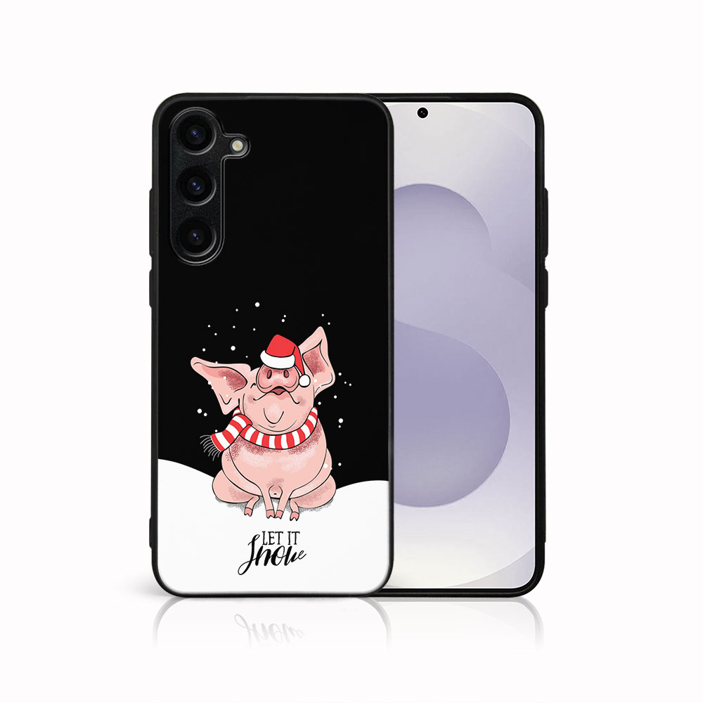E-shop MY ART Kryt s vianočným dizajnom Samsung Galaxy S25 Plus 5G LET IT SNOW (075)