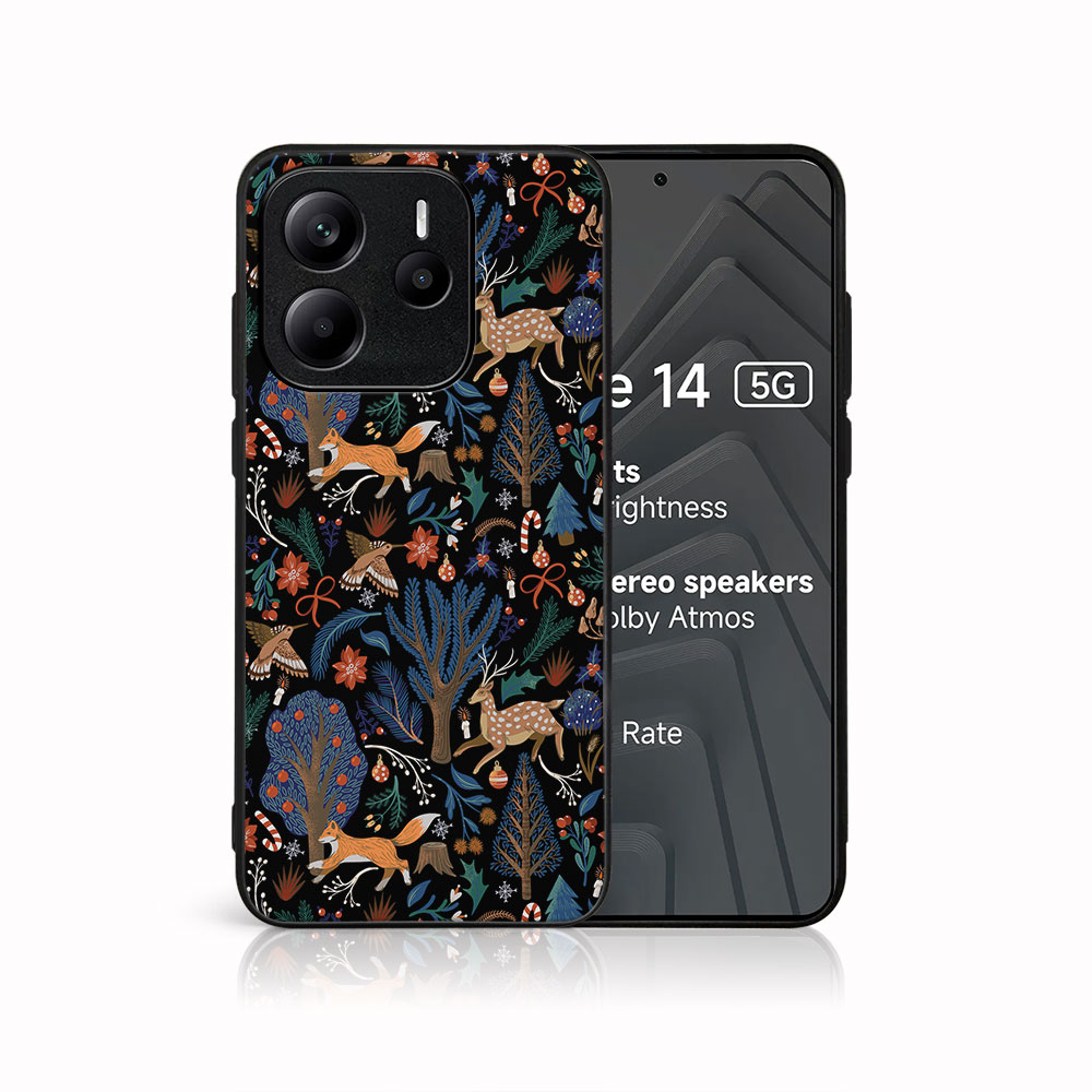 E-shop MY ART Kryt s vianočným dizajnom Xiaomi Redmi Note 14 5G WINTER (071)