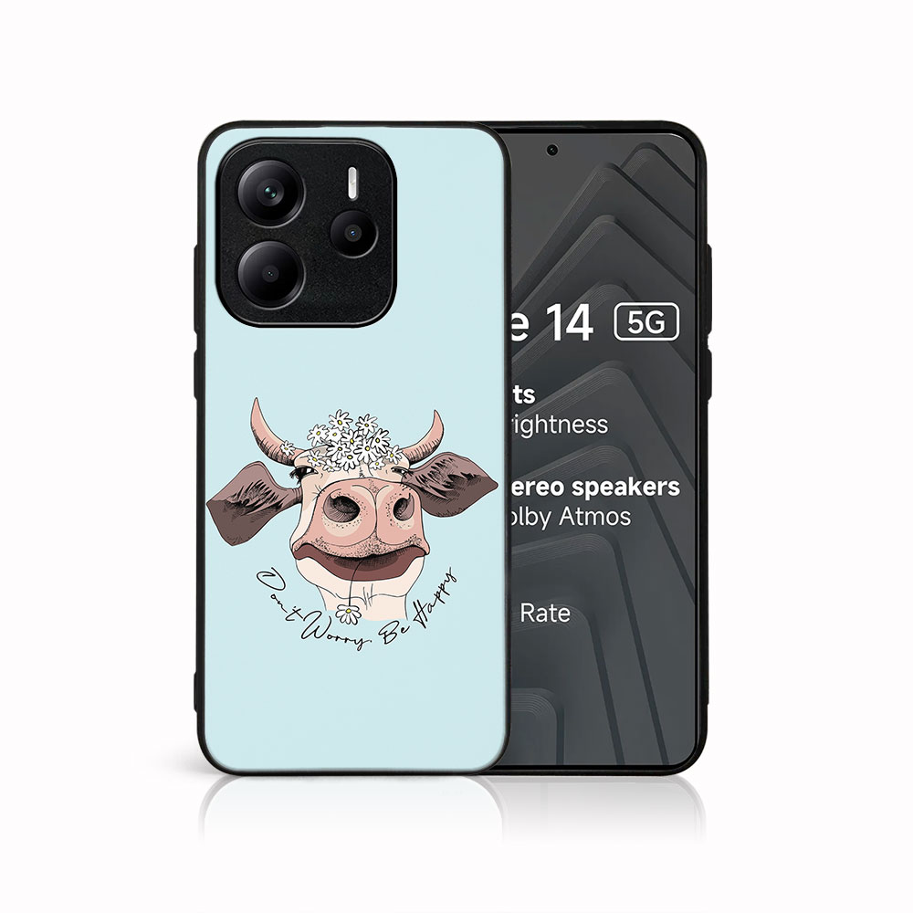 E-shop MY ART Ochranný kryt pre Xiaomi Redmi Note 14 5G HAPPY COW (181)