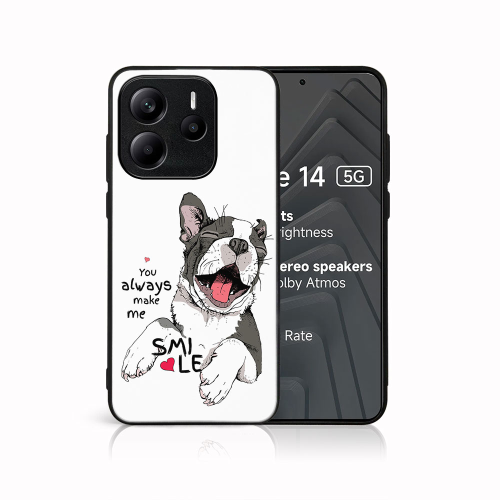E-shop MY ART Ochranný kryt pre Xiaomi Redmi Note 14 5G SMILE (189)