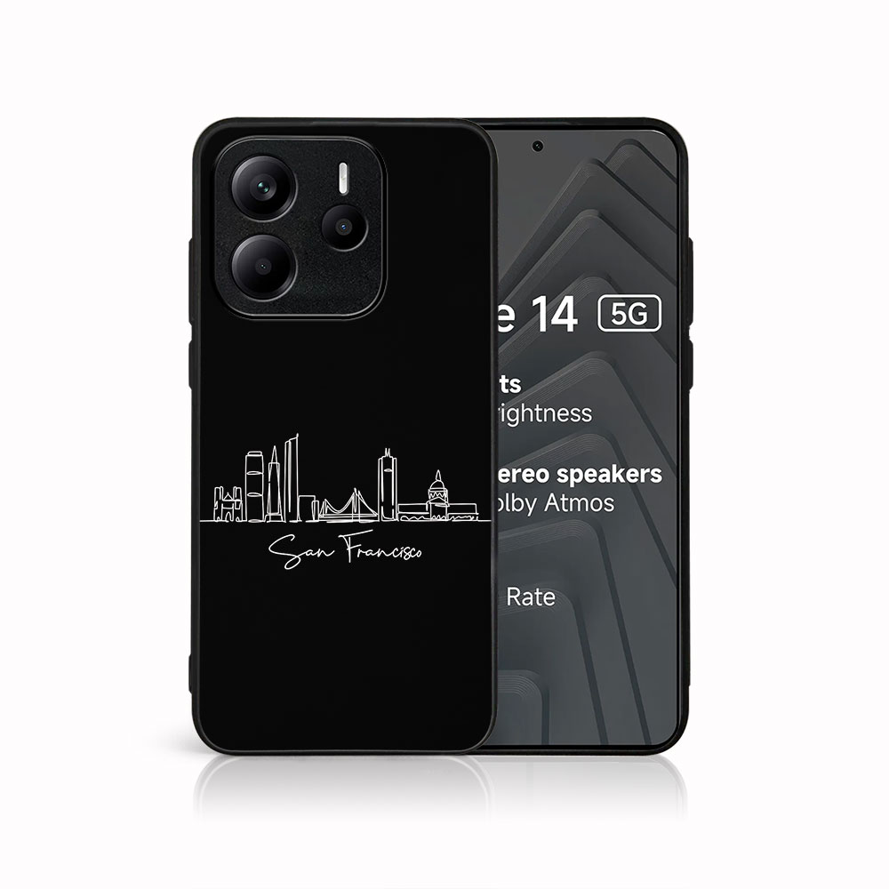 E-shop MY ART Ochranný kryt pre Xiaomi Redmi Note 14 5G SAN FRANCISCO (212)