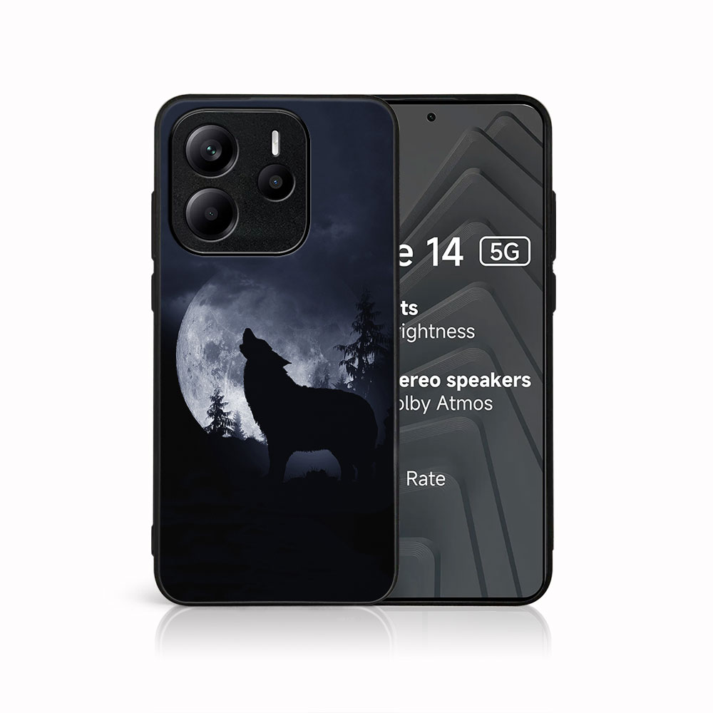 E-shop MY ART Ochranný kryt pre Xiaomi Redmi Note 14 5G WOLF (247)