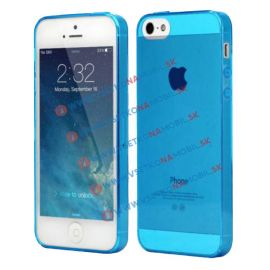 Silikónový obal iPhone 5 / 5S / SE modrý