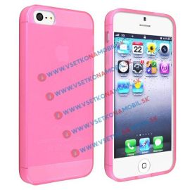 Silikónový obal iPhone 5 / 5S / SE ružový