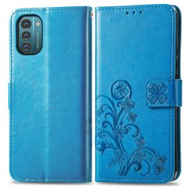 ART Peňaženkový kryt Nokia G11 / G21 FLOWERS modrý