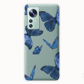 ART Silikónový kryt Xiaomi 12 / Xiaomi 12X BLUE BUTTERFLY