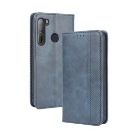 BUSINESS Peňaženkový kryt HTC Desire 20 Pro modrý
