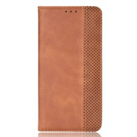 BUSINESS Peňaženkový kryt pre Motorola Moto G22 hnedý
