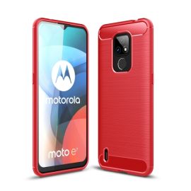 FLEXI TPU Kryt Motorola Moto E7 červený