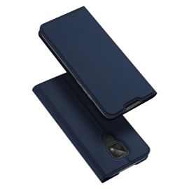 DUX Peňaženkový kryt Motorola Moto E7 modrý