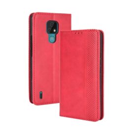 BUSINESS Peňaženkový kryt Motorola Moto E7 červený