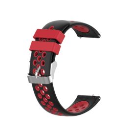 Remienok Huawei Watch 3 / 3 Pro čierny-červený