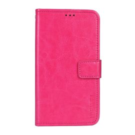 IDEWEI Peňaženkový kryt Huawei P50 Pro ružový