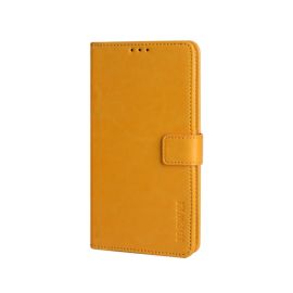 IDEWEI Peňaženkový kryt Vivo Y76 5G žltý