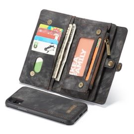 WALLET Obal s peňaženkou 2v1 pre Apple iPhone XR čierny