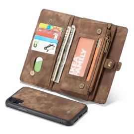 WALLET Obal s peňaženkou 2v1 pre Apple iPhone XR hnedý