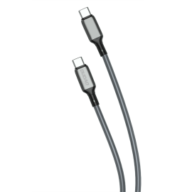 DUDAO L5HT 100W kábel USB Typ-C - Typ-C 1 meter šedý