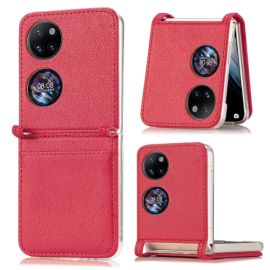 LITCHI Ochranný kryt Huawei P50 Pocket červený