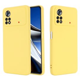 RUBBER Gumený kryt Xiaomi Poco X4 Pro 5G žltý