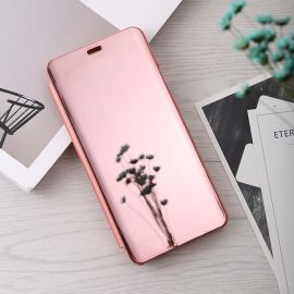  MIRROR Zaklápací obal Honor 10 Lite / Huawei P Smart 2019 ružový