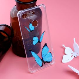 ART TPU Obal Honor View 20 BLUE BUTTERFLY