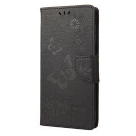 ART Peňaženkový kryt Sony Xperia 10 IV 5G BUTTERFLIES čierny