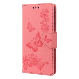 ART Peňaženkový kryt Sony Xperia 10 IV 5G BUTTERFLIES ružový