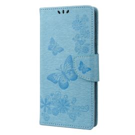 ART Peňaženkový kryt Sony Xperia 10 IV 5G BUTTERFLIES modrý