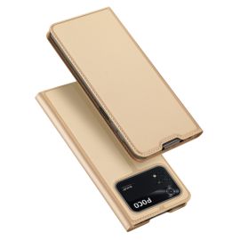 DUX Peňaženkový kryt Xiaomi Poco M4 Pro zlatý