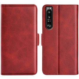 SIDE Peňaženkové puzdro Sony Xperia 1 IV 5G červené