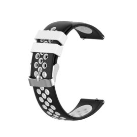 Remienok Huawei Watch 3 / 3 Pro čierny-biely