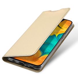 DUX Peňaženkové puzdro Samsung Galaxy A30 zlaté