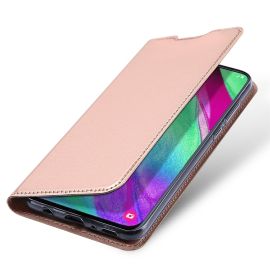 DUX Peňaženkový kryt Samsung Galaxy A40 ružový